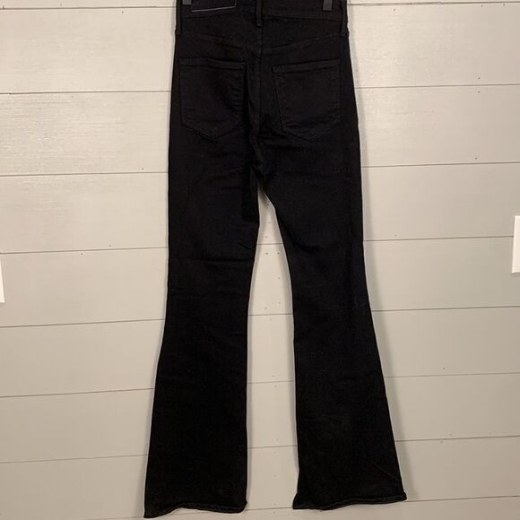 Rag & Bone Modele black bootcut wide leg stretch jeans size 25 - Picture 8 of 12